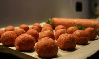 Polpette cuites au four