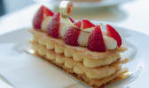 Mille feuille au crème diplomate