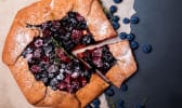 Tarte rustique aux myrtilles