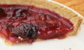 Part de tarte aux prunes