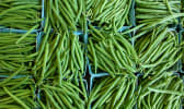 Haricots verts en barquettes