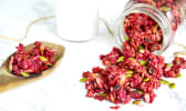 Granola betterave et gingembre
