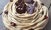 Nid de Pâques praliné et chocolat blond