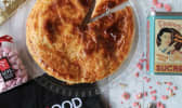 Galette des rois aux pralines roses