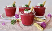 Mousse de betteraves au chèvre frais