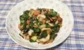 Poêlée de légumes et fanes de betteraves