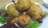 Beignets salés, acras et tempuras