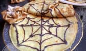 Crêpes toile d’araignée à la citrouille