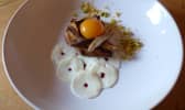 Oeufs de Poule aux Shitaké en trois cuissons