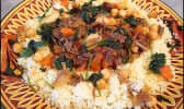 Canard mijoté comme un couscous