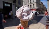 Glace à la lavande
