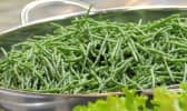 Salicorne dans un plat