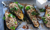 Aubergines farcies au quinoa
