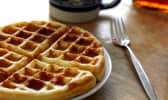 Gaufres dans une assiette