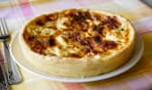 Quiche sur assiette