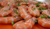 Crevettes roses et persil