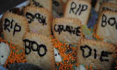 Gâteau cimetière pour Halloween