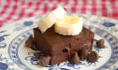Brownie sans gluten à la banane et au beurre de cacahuète