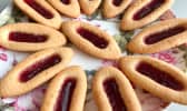 Assiette de barquettes à la framboise