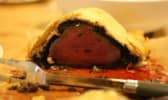 Boeuf Wellington découpé