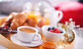 Plateau de petit déjeuner continental classique
