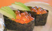 Sushi d'oeufs de poisson