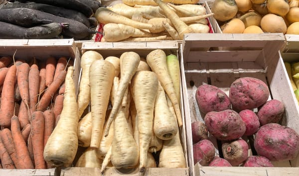 Les légumes racines