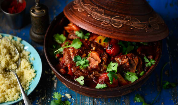 Tajine d'agneau aux écorces d'agrumes