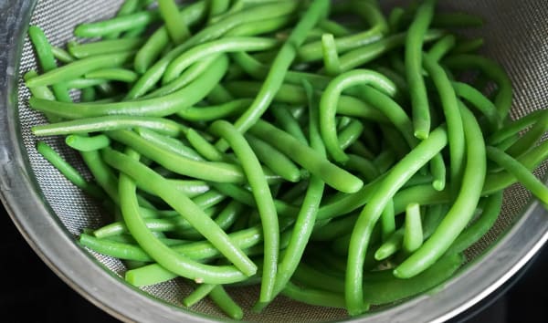 Haricots verts à l'anglaise