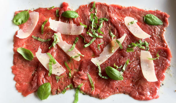 Carpaccio de boeuf