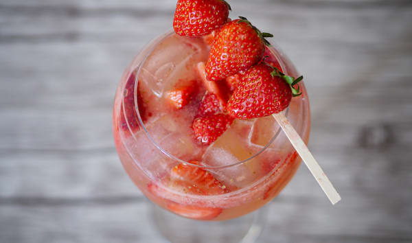 Des boissons à la fraise pour honorer les mamans