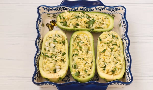 Des courgettes délicieusement farcies