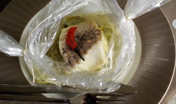 Filet de cabillaud en papillote