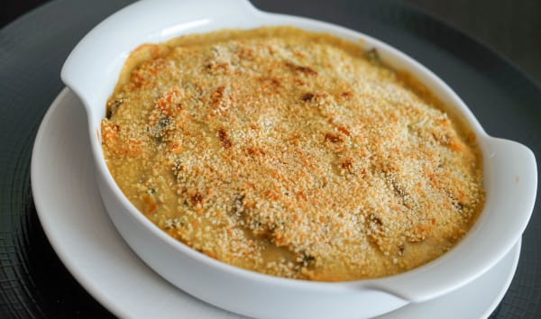 Gratin de moules aux épices