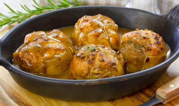 Paupiettes de veau à la moutarde ancienne