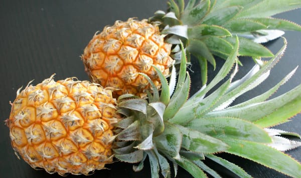 Préparer un ananas frais