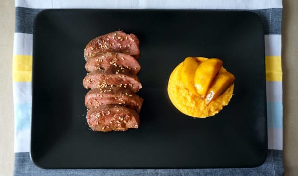 Magret de canard sucré - salé