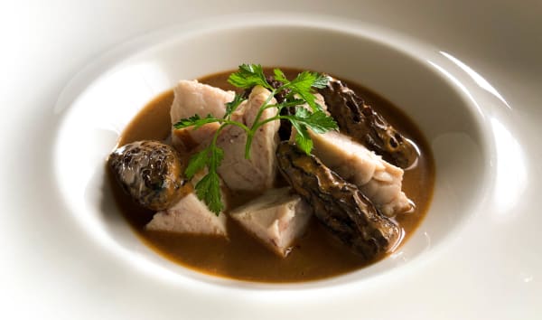 Ris de veau aux morilles