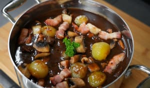 ESTOUFFADE DE BOEUF AU VIN BLANC - quelque part en Provence