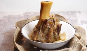 Jarret de veau au vin jaune