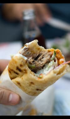 Wrap souvlaki