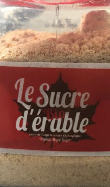 Sachet de sucre d'érable