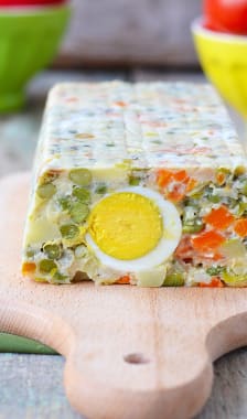 Terrine de légumes à l'oeuf