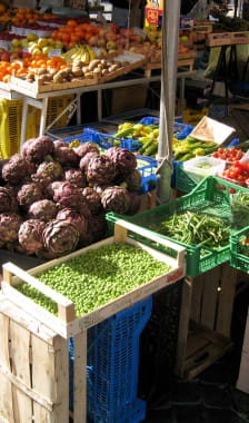 Marché au Campo de' Fiori à Rome