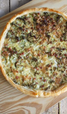 Quiche aux brocolis