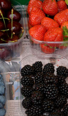 Assortiment de fruits rouges