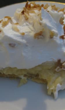 Gâteau aucrème de coco