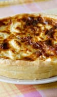 Quiche sur assiette