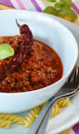 Bol de sauce bolognaise