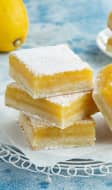 Carrés au citron